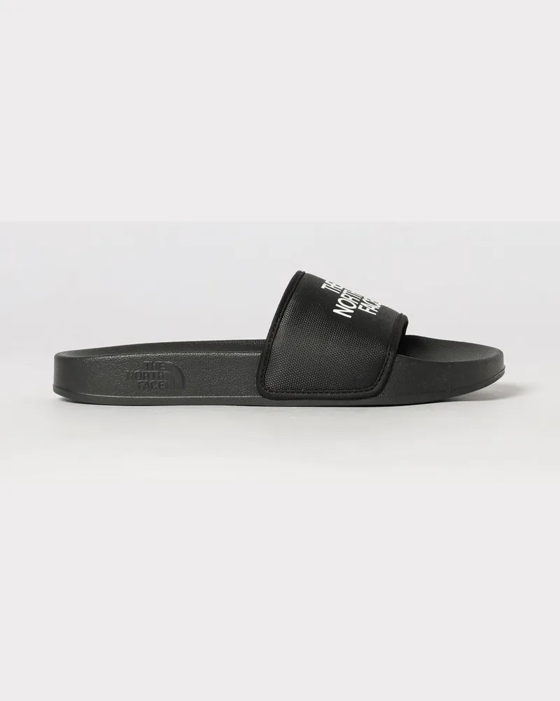 The North Face Base Camp III Logo-Slides aus recyceltem Stoff Schwarz