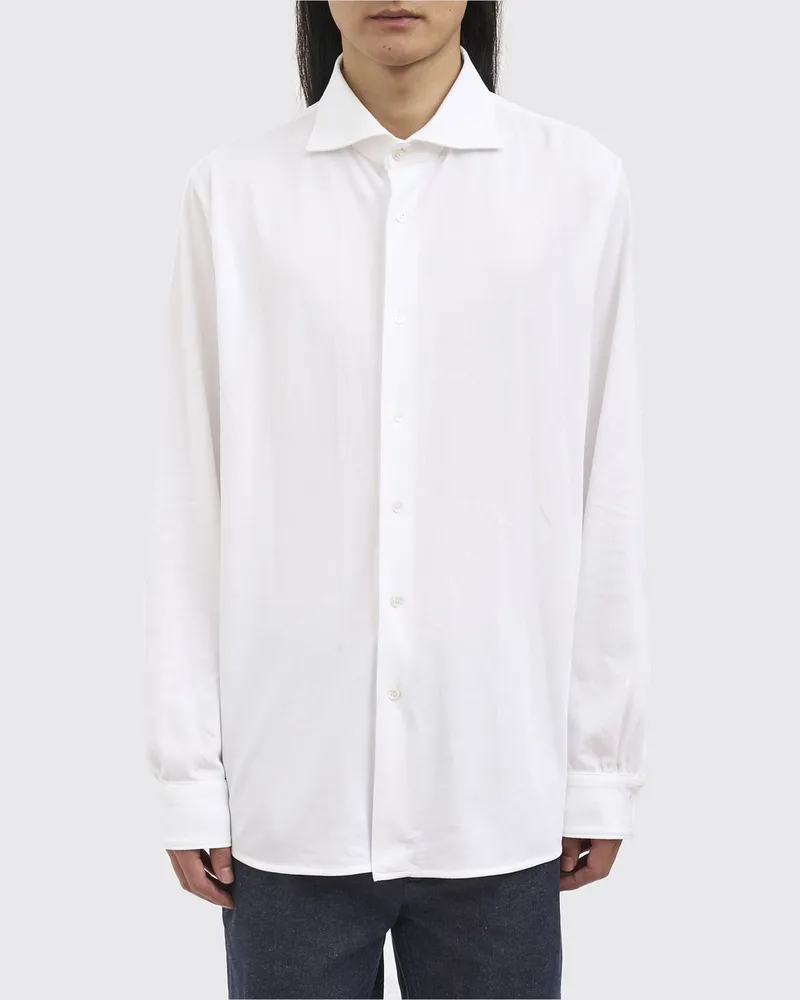 Paolo Pecora Milano Hemd herren Weiß