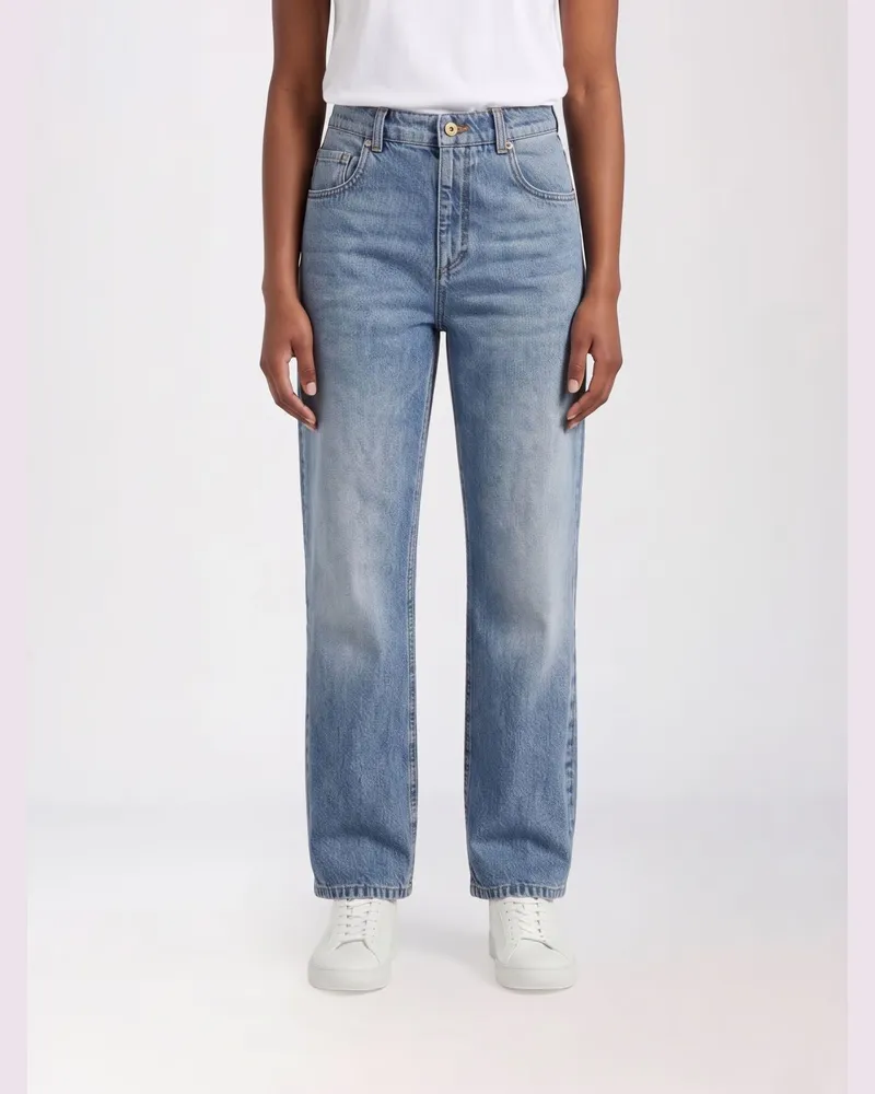 Brunello Cucinelli Straight Jeans aus Denim Denim