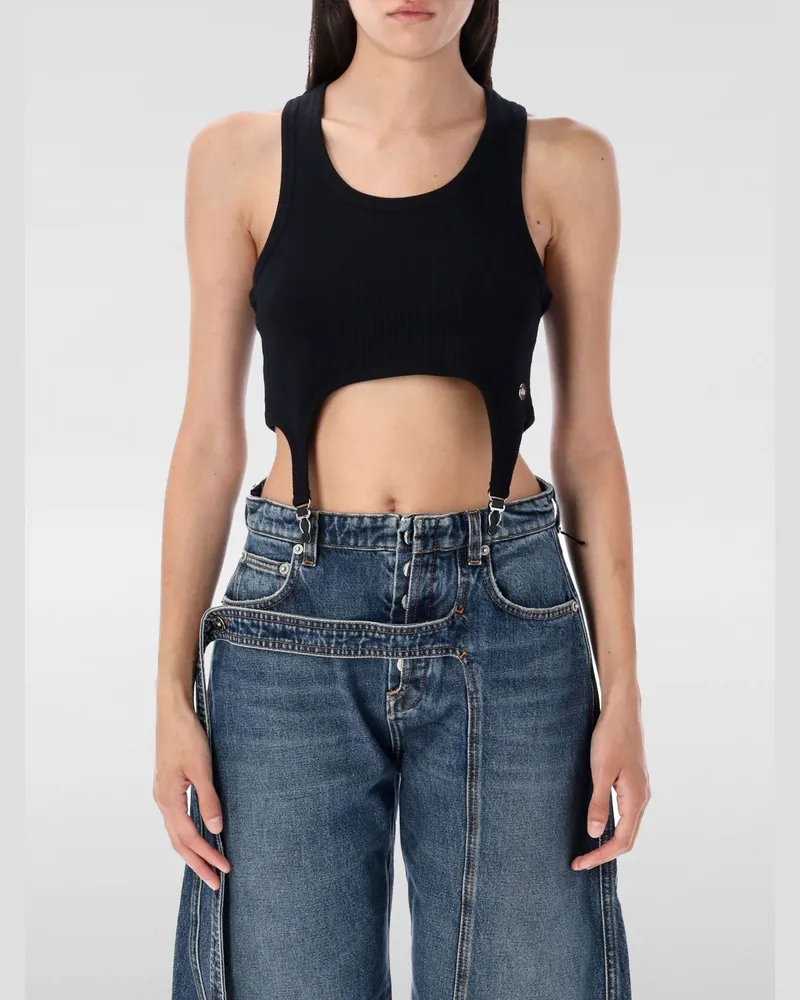 Jean Paul Gaultier Top damen Schwarz