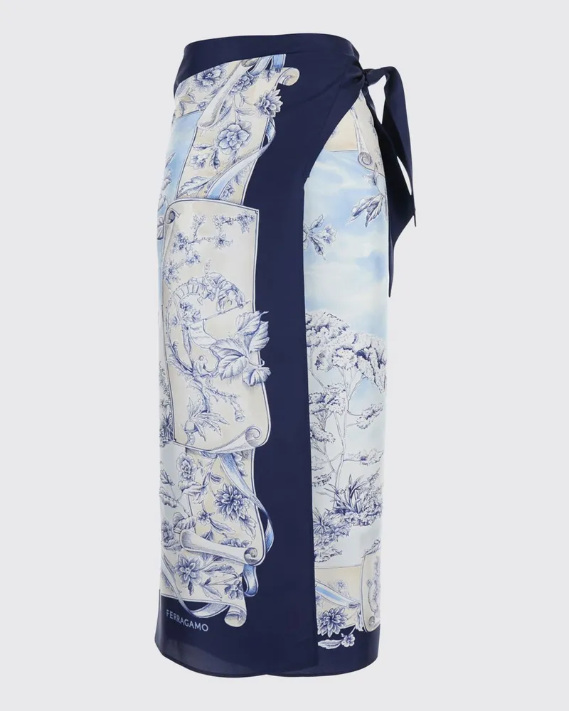 Ferragamo Pareo damen Blau