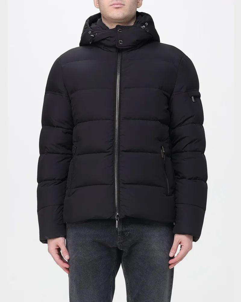 MOORER Mantel herren Schwarz