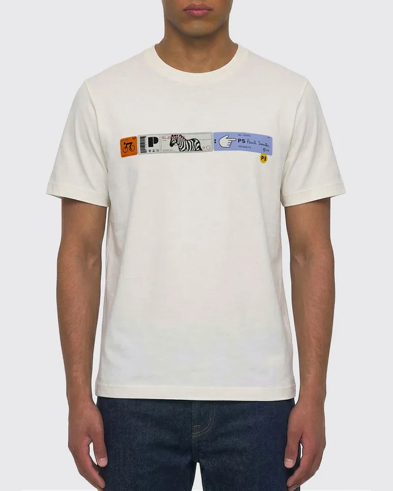 Paul Smith T-shirt herren Weiß