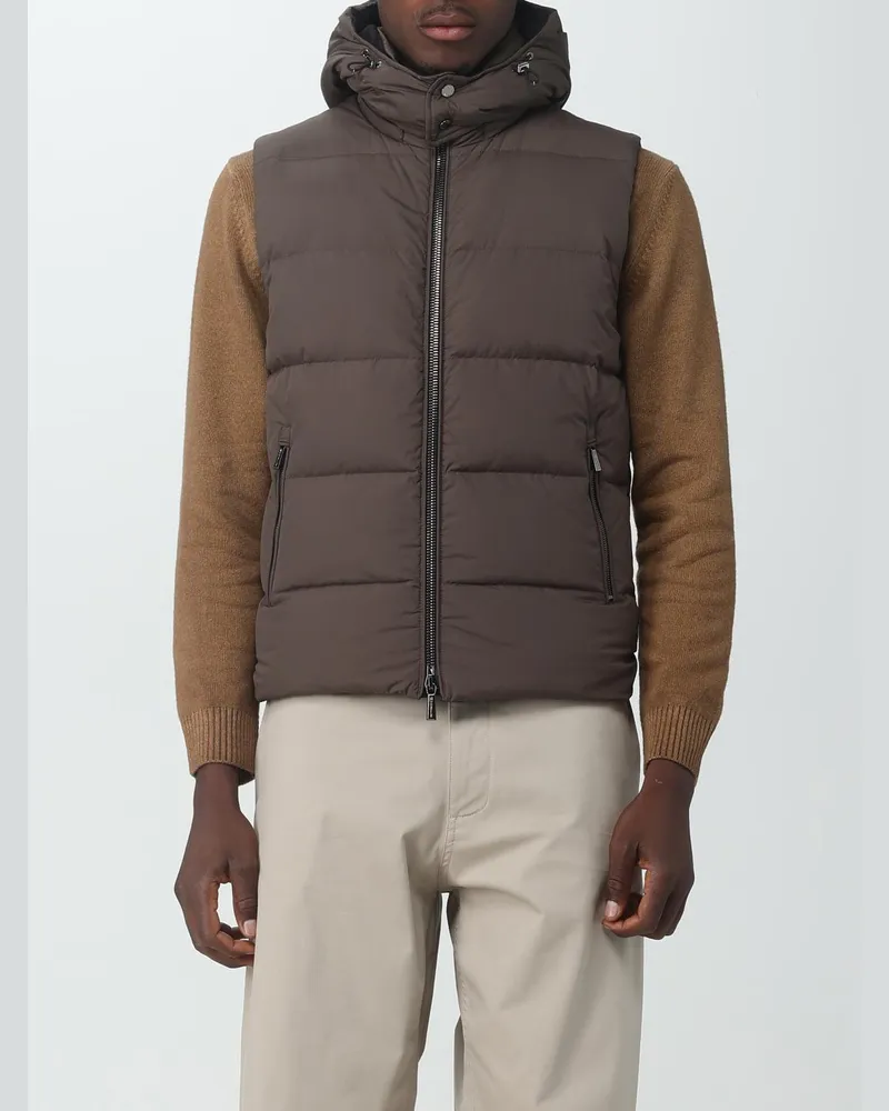 MOORER Mantel herren Braun