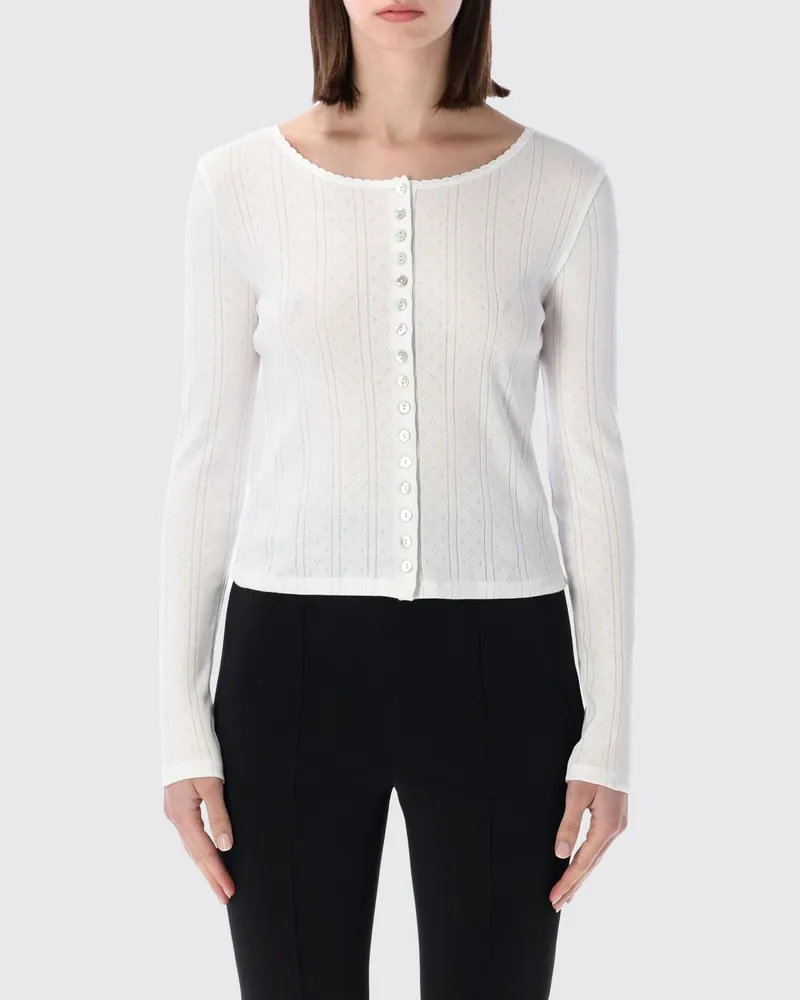 Róhe Top damen Weiß