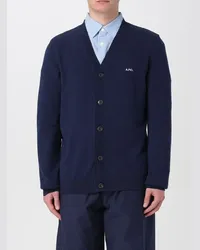 A.P.C. Strickjacke Blau