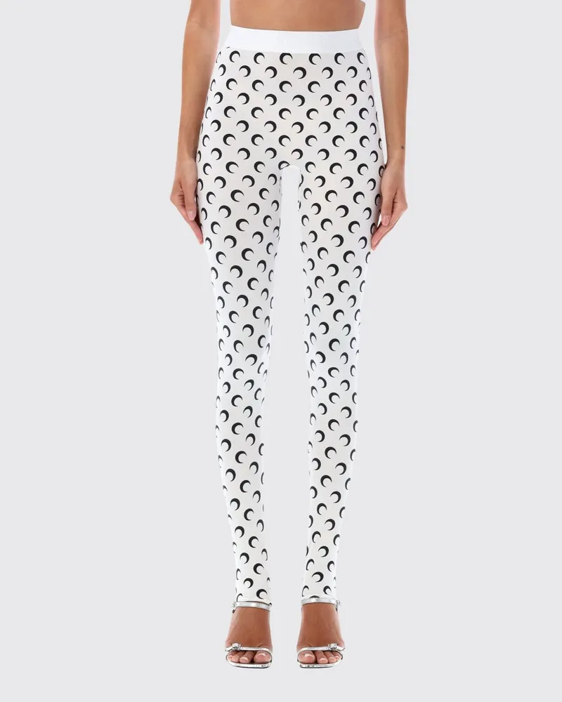 Marine Serre Hose damen Weiß