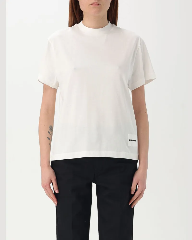 Jil Sander T-shirt damen Weiß