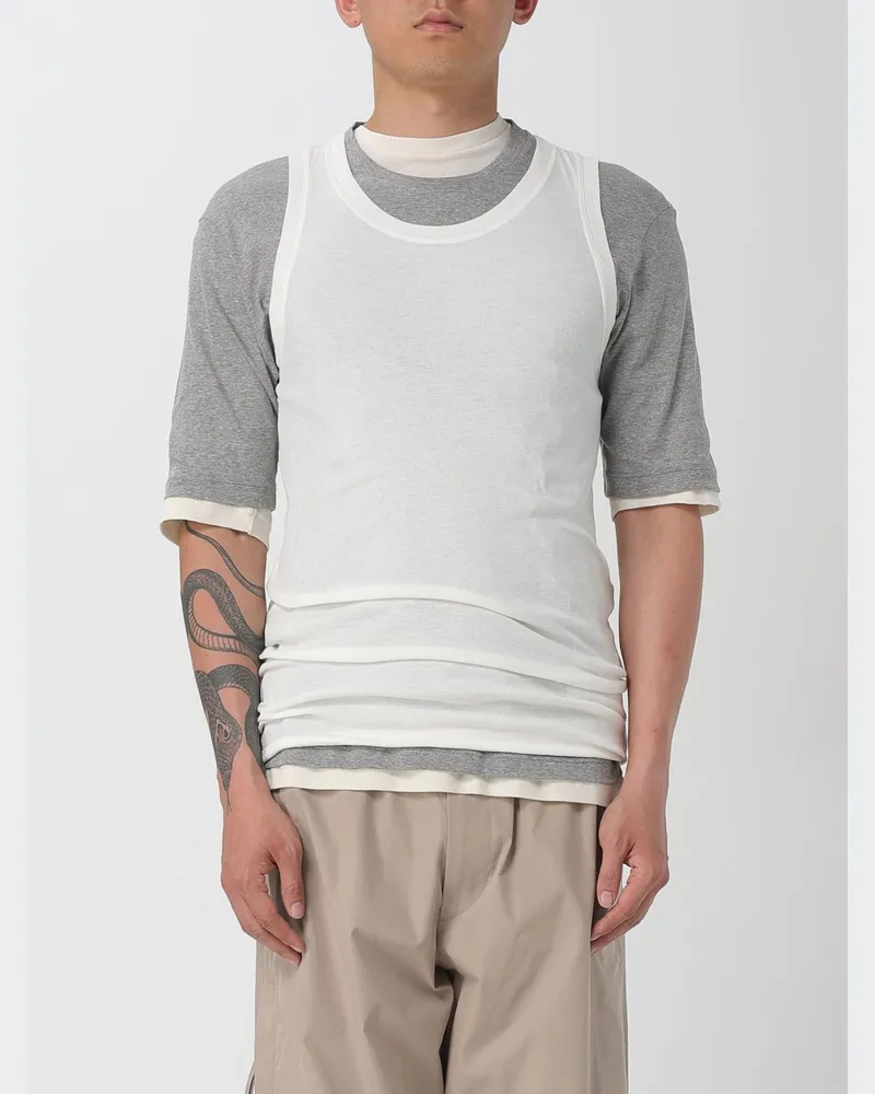 Jil Sander T-shirt herren Grau