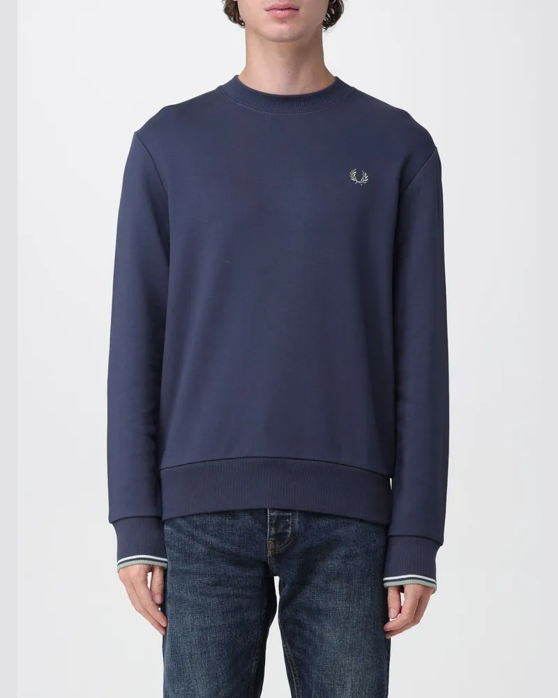 Fred Perry Sweatshirt herren Blau