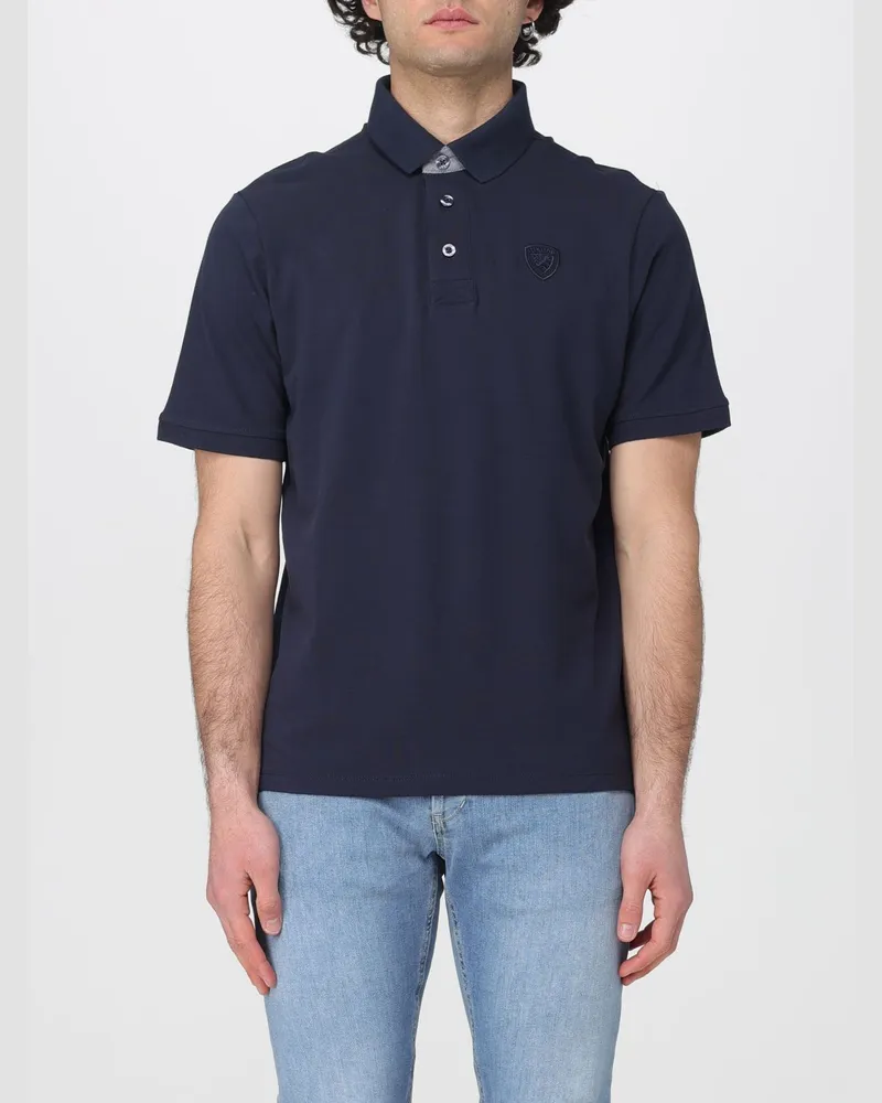 Blauer Polo herren Blau