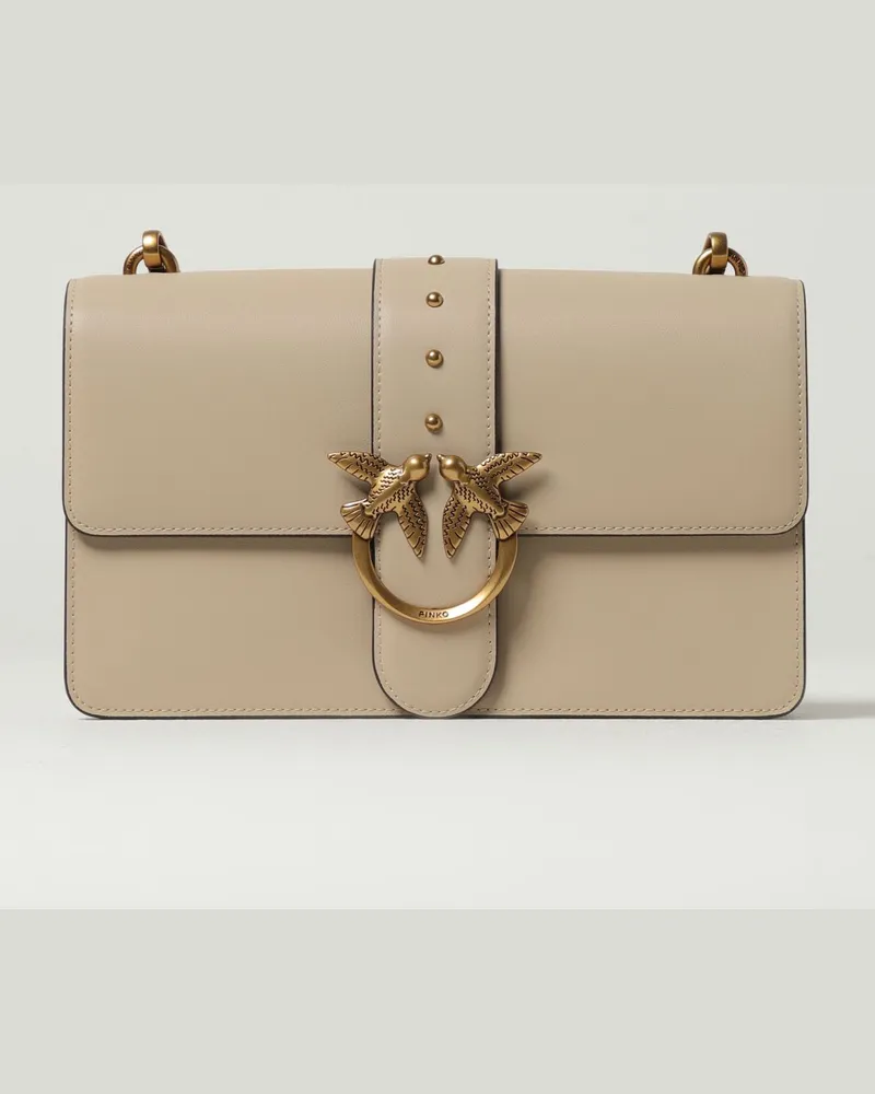 Pinko Schultertasche damen Beige