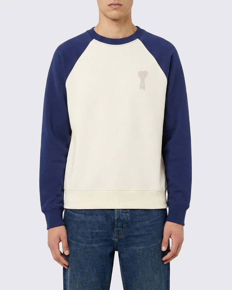 AMI Paris Sweatshirt herren Weiß