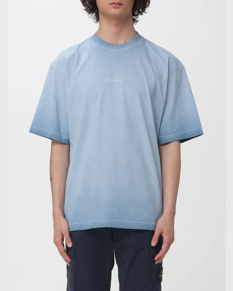 Stone Island T-shirt herren Blau