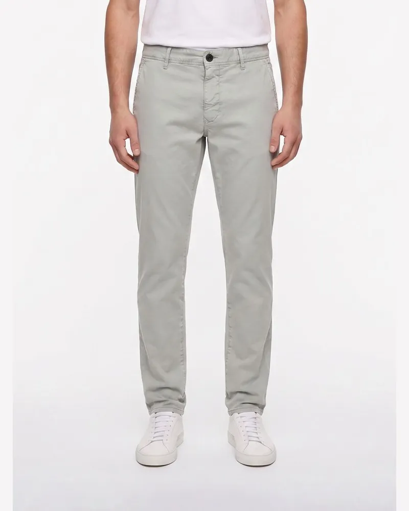 Incotex Chino-Hose aus Baumwolle Grau