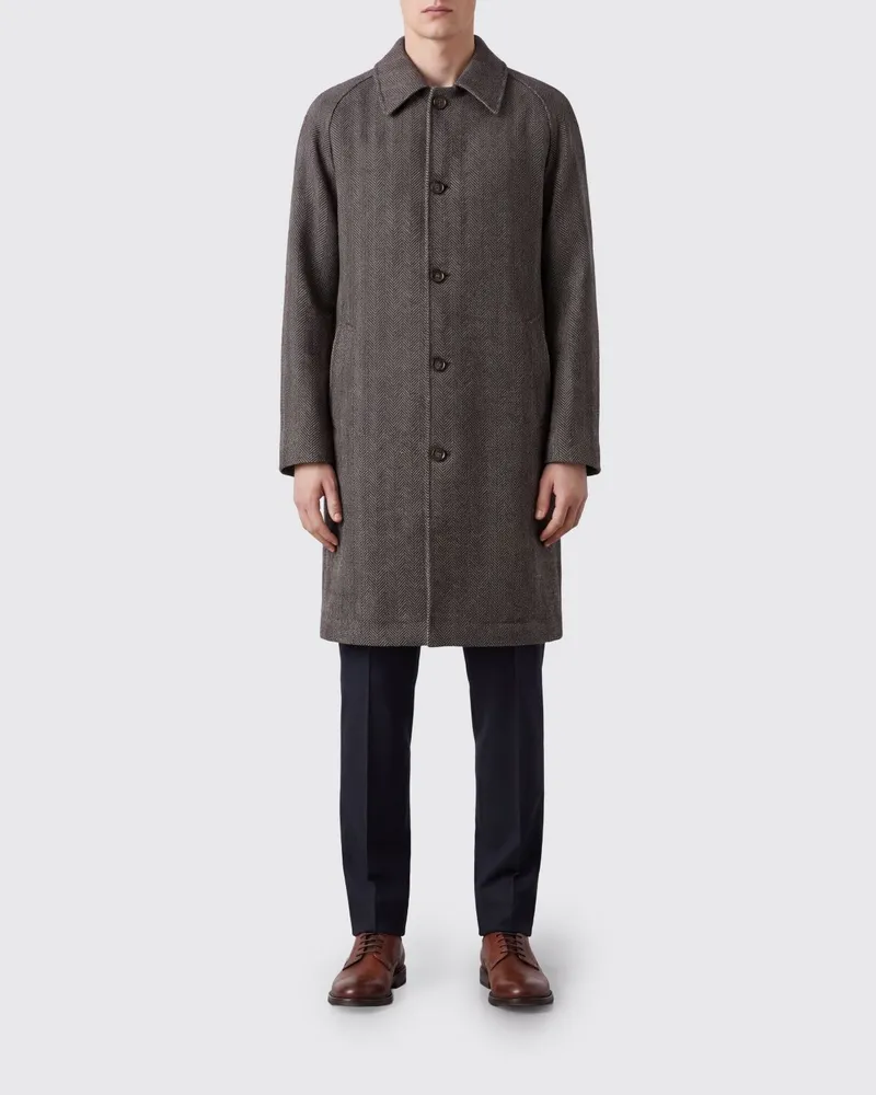 Eleventy Mantel herren Dark