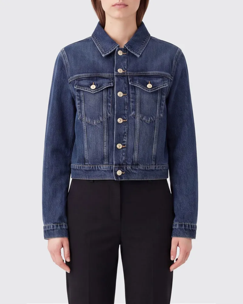 7 for all mankind Jacke damen Blau