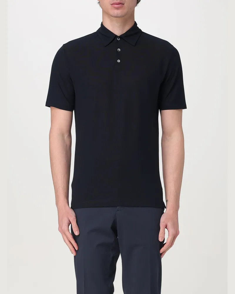 Zanone Polo herren Blau