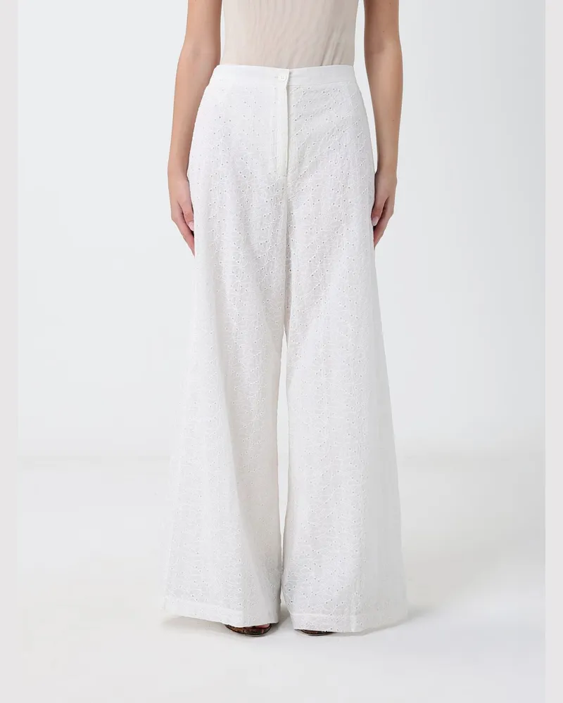 forte_forte Hose damen Weiß