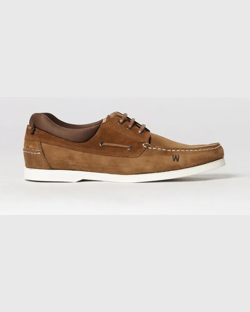 Woolrich Wildleder-Bootsschuhe Leder