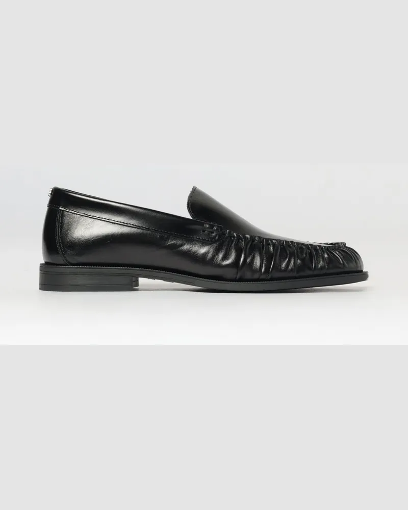 HUGO BOSS Leder-Mokassin Schwarz