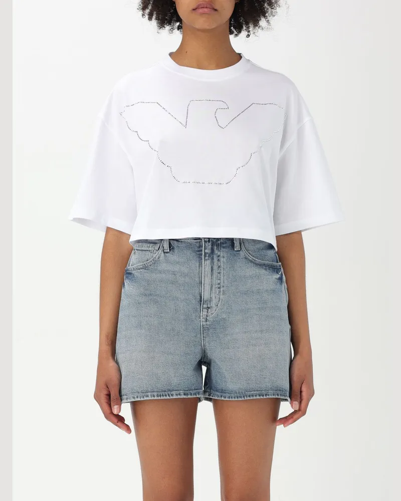 Emporio Armani T-shirt damen Weiß