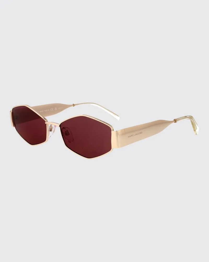 Marc Jacobs Sonnenbrille aus Metall Burgunderrot