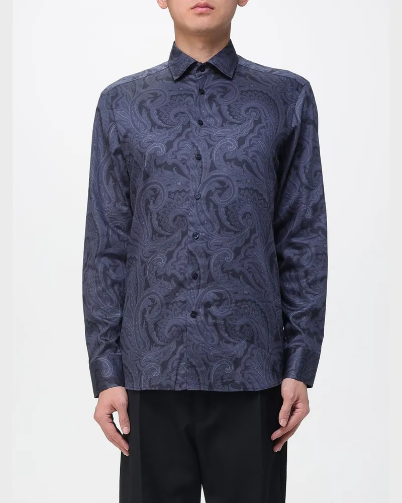 Etro T-shirt herren Blau