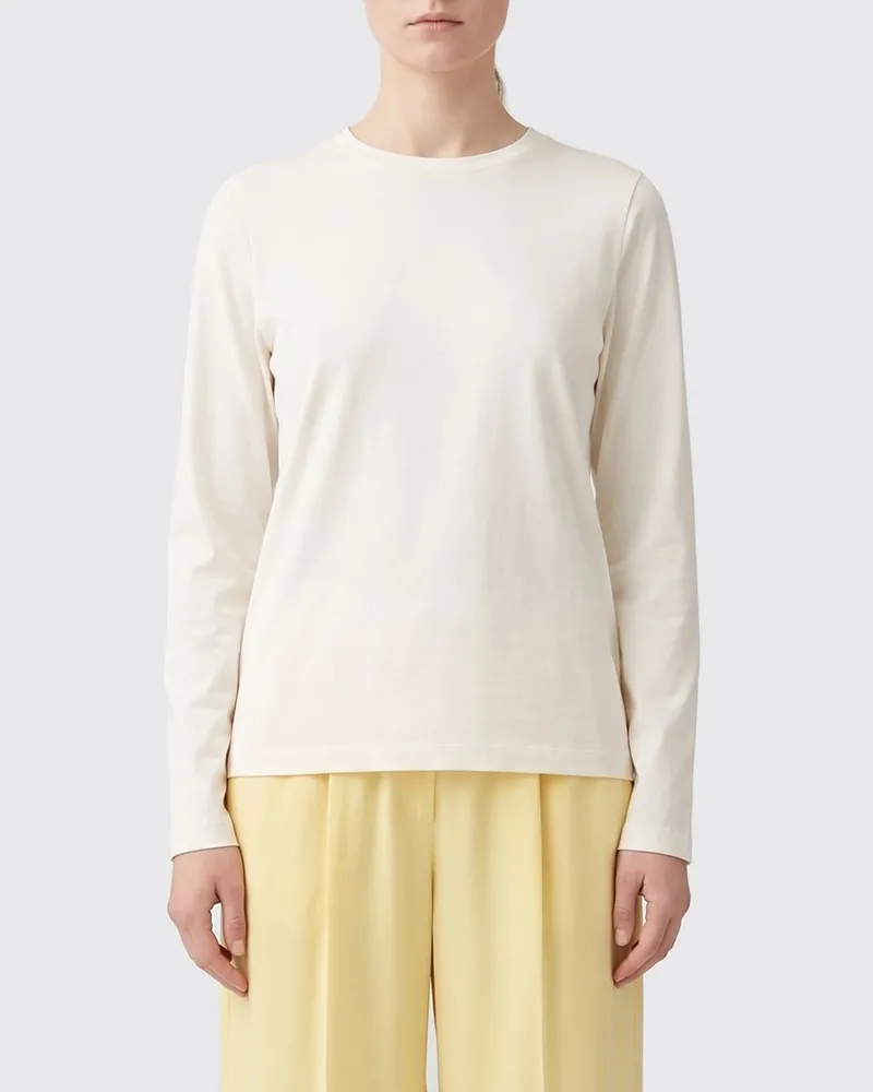 Jil Sander Baumwoll-T-Shirts Weiß