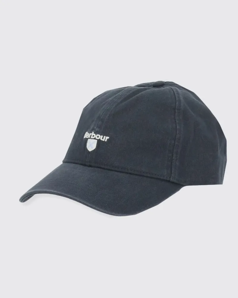 Barbour Cascade Baumwollhut mit gesticktem Logo Navy