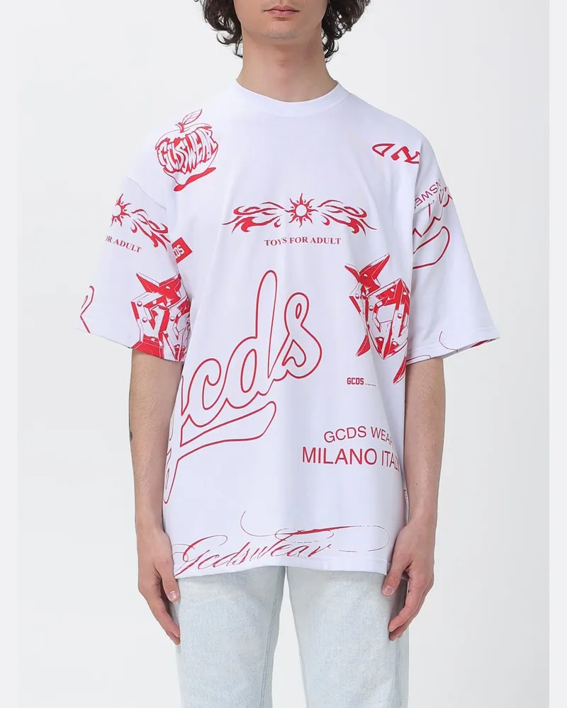 GCDS T-shirt herren Rot