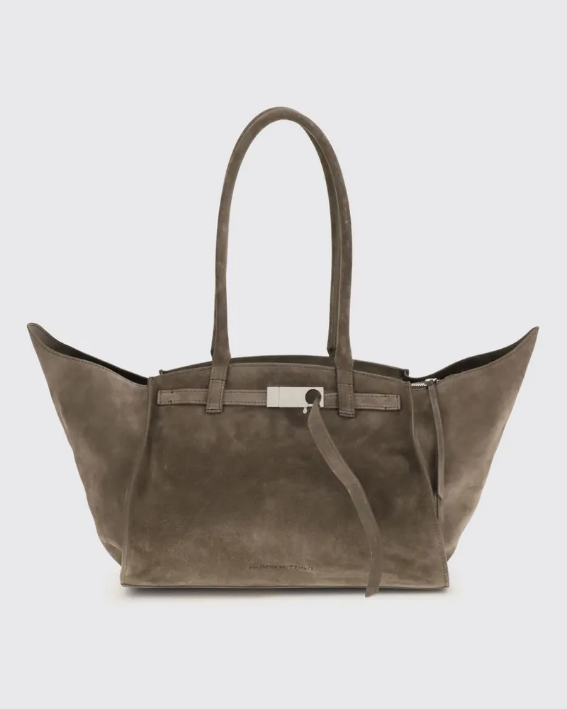 Benedetta Bruzziches Schultertasche damen Taubengrau