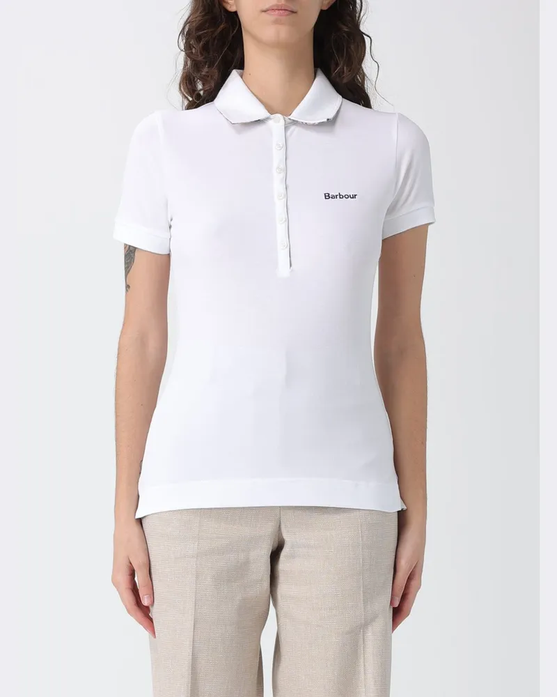 Barbour Polo damen Weiß