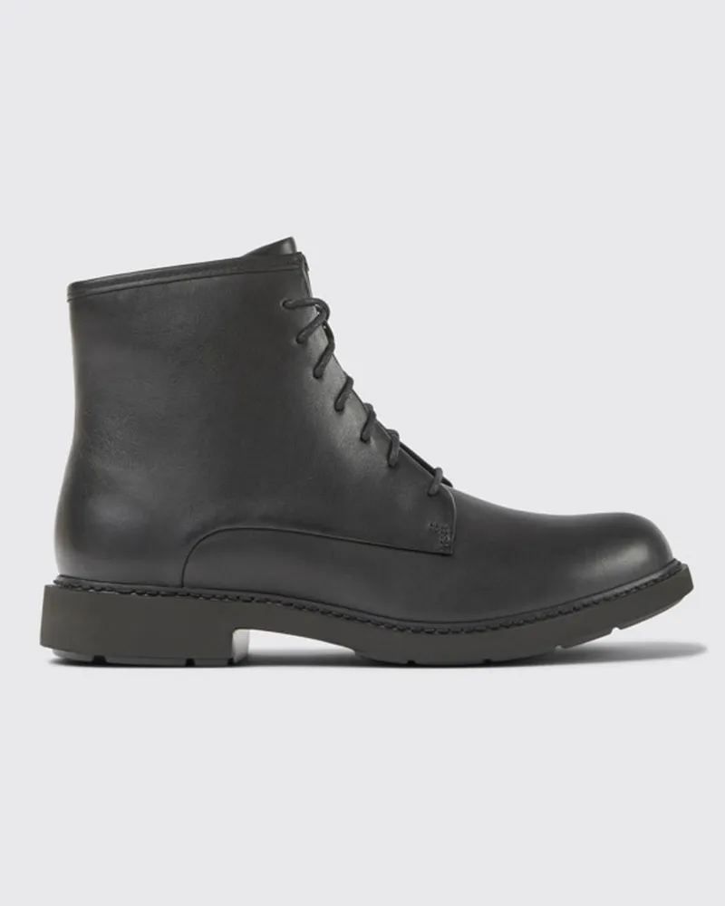 Camper Damen Flache Stiefeletten Schwarz