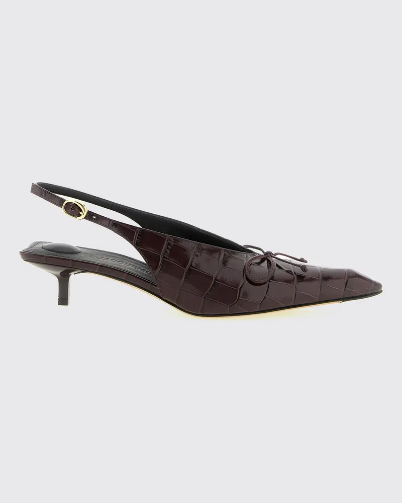 Jacquemus Pumps damen Burgunderrot