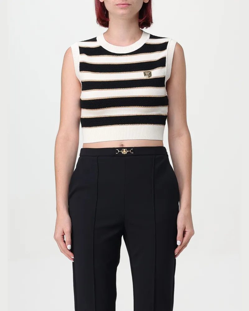 Elisabetta Franchi Top Weiß