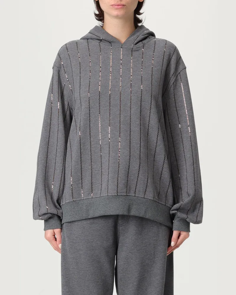 Brunello Cucinelli Pullover damen Grau