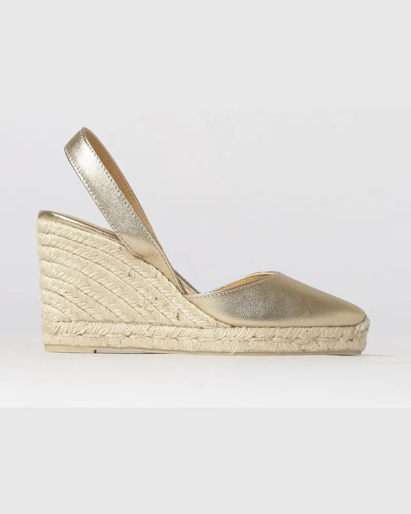 Castañer Flache schuhe damen Gold