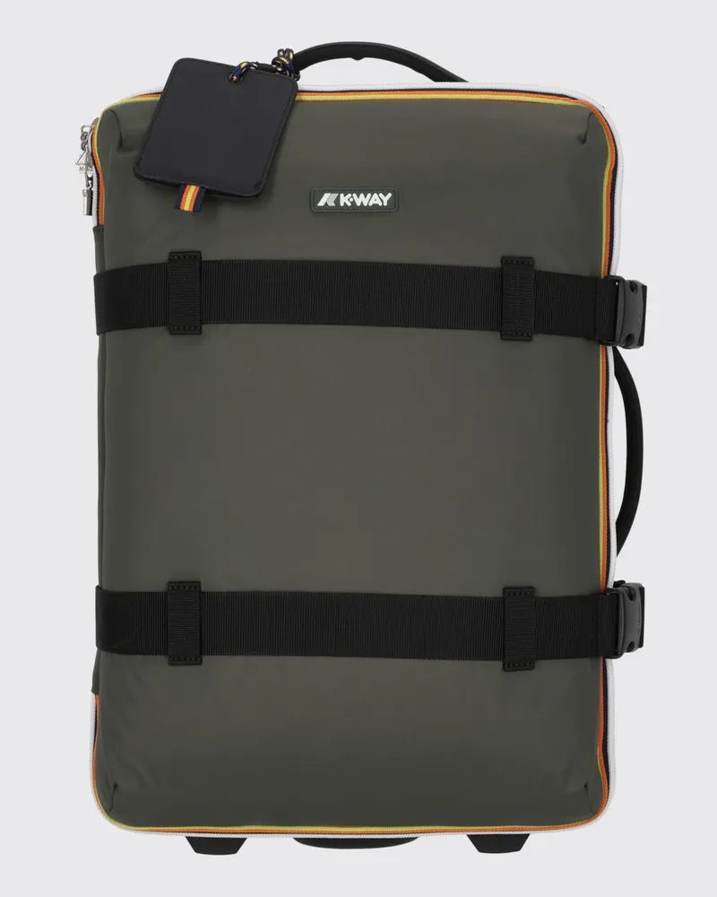 K-Way Blossac S Trolley-Koffer aus recyceltem Ripstop-Nylon Grün