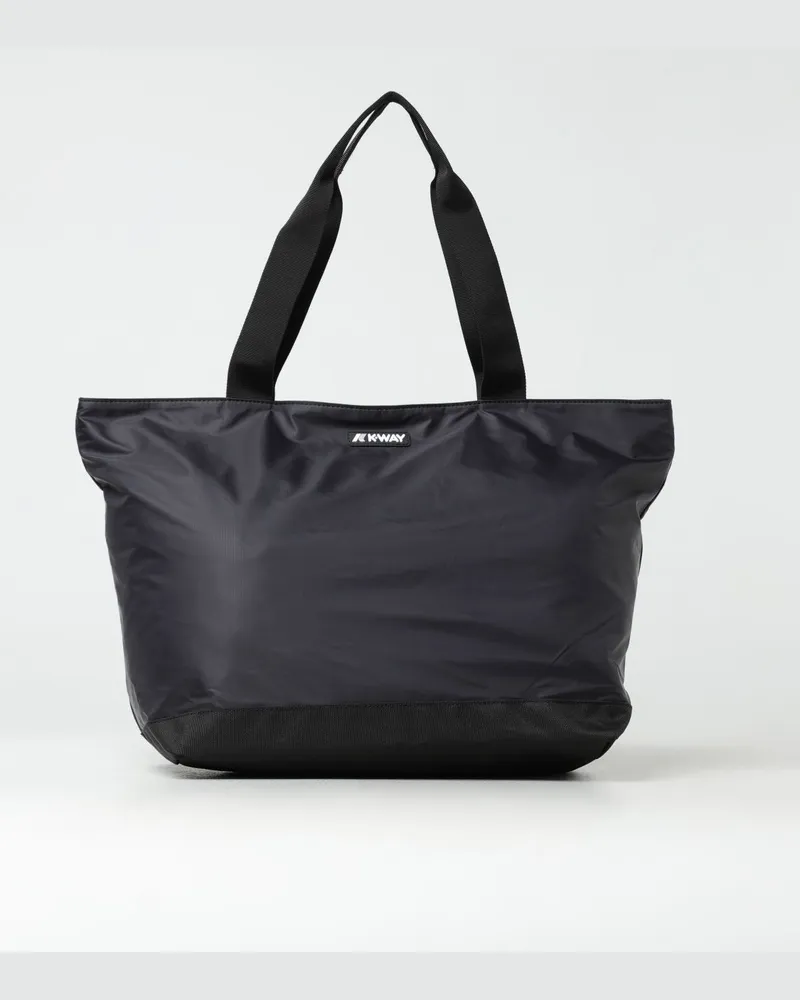 K-Way Schultertasche damen Schwarz