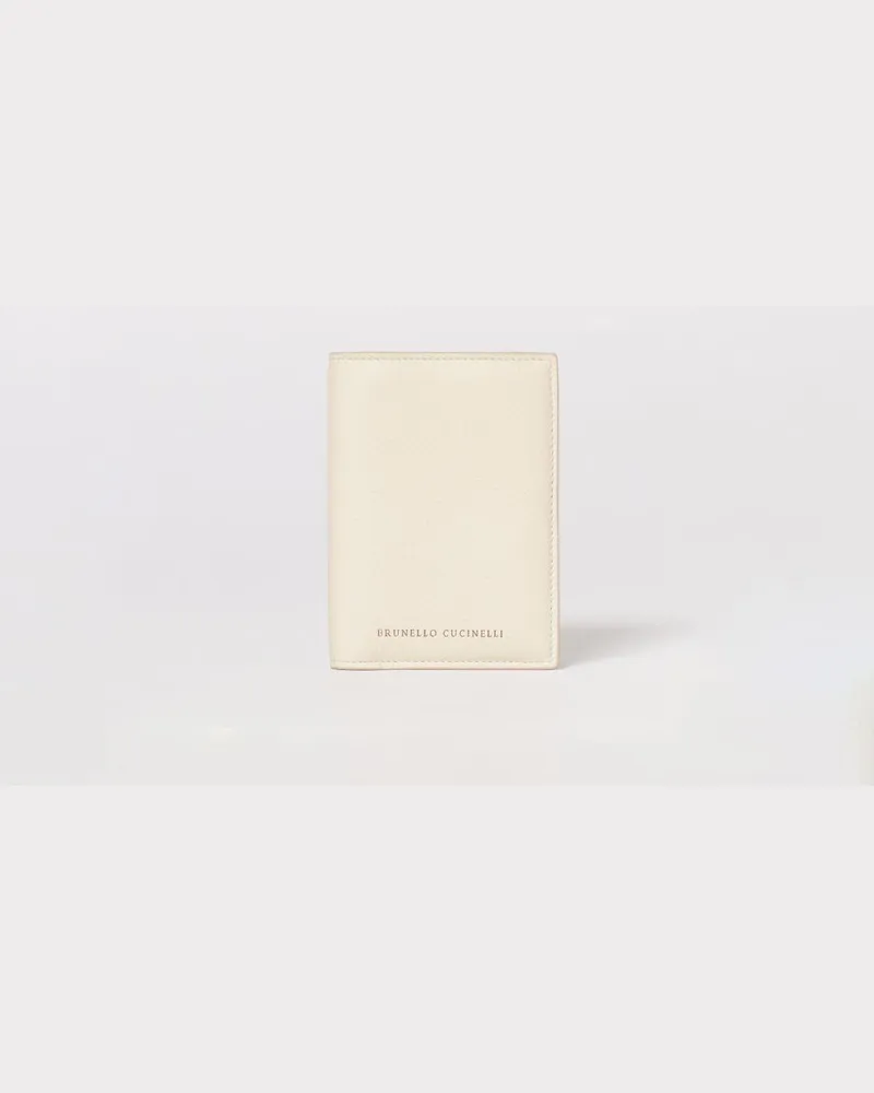 Brunello Cucinelli Geldbörse damen Ivory