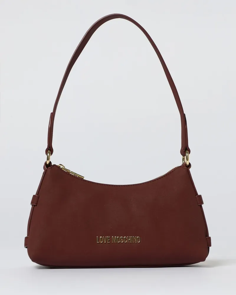 Moschino Handtasche damen Weinrot