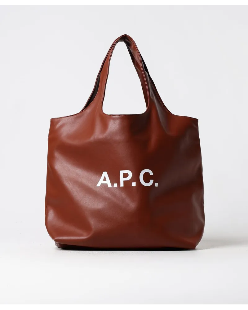 A.P.C. Schultertasche damen Braun