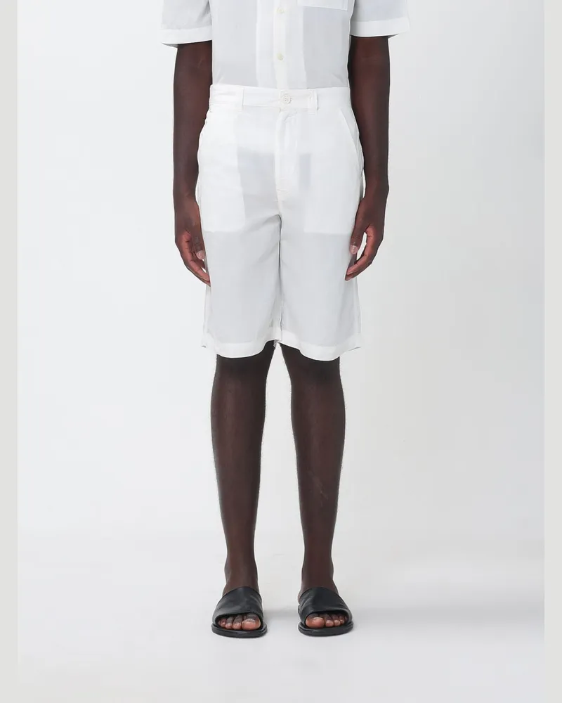 Diesel P-Hant Chino-Bermudas aus Leinenmischung Ivory