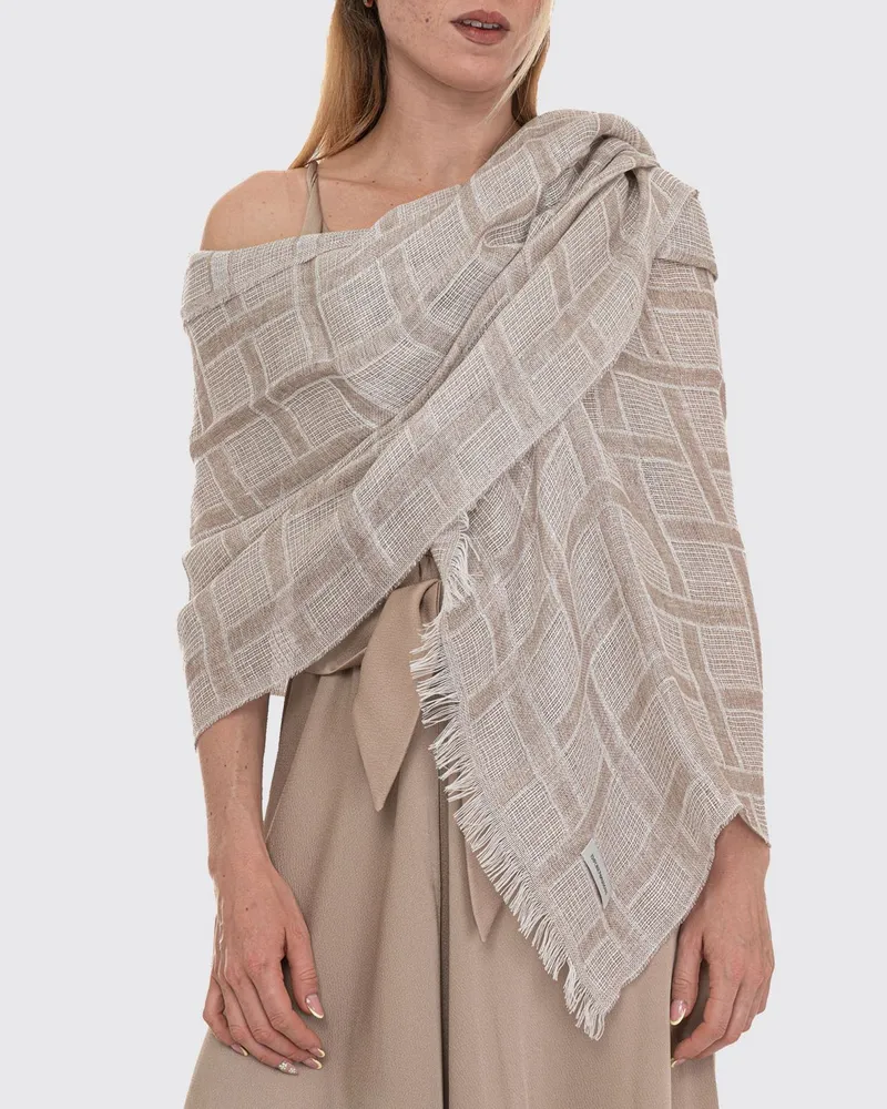 Emporio Armani Schal damen Beige