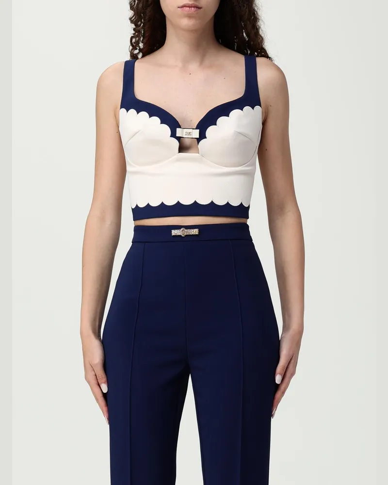 Elisabetta Franchi Top damen Blau