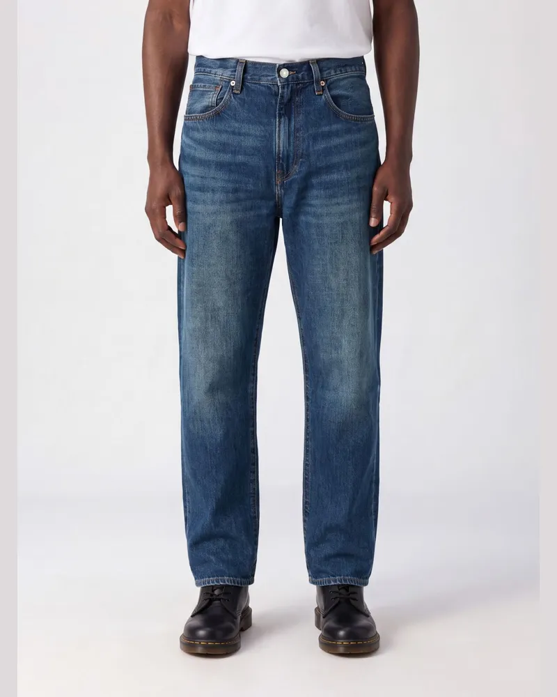 Levi's Straight Fit Blue Tab™ Jeans aus Baumwolldenim im Five-Pocket-Design Blau