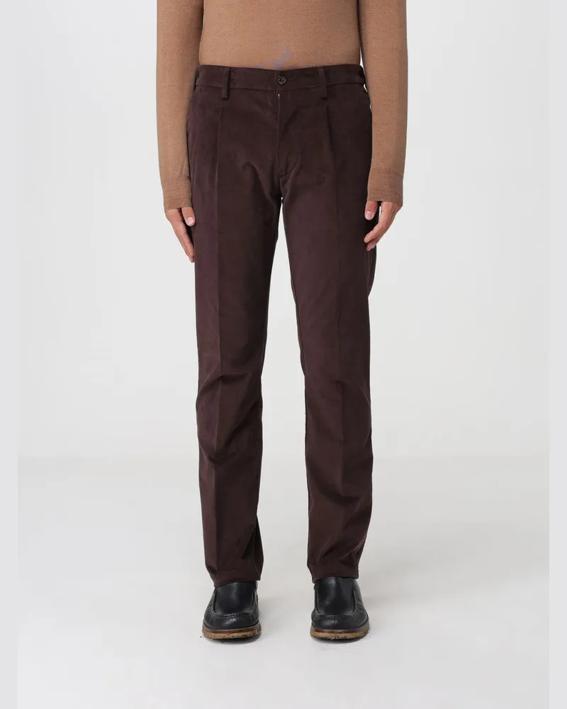Brooksfield gerade geschnittene Stretch-Baumwoll-Cordhose Weiß