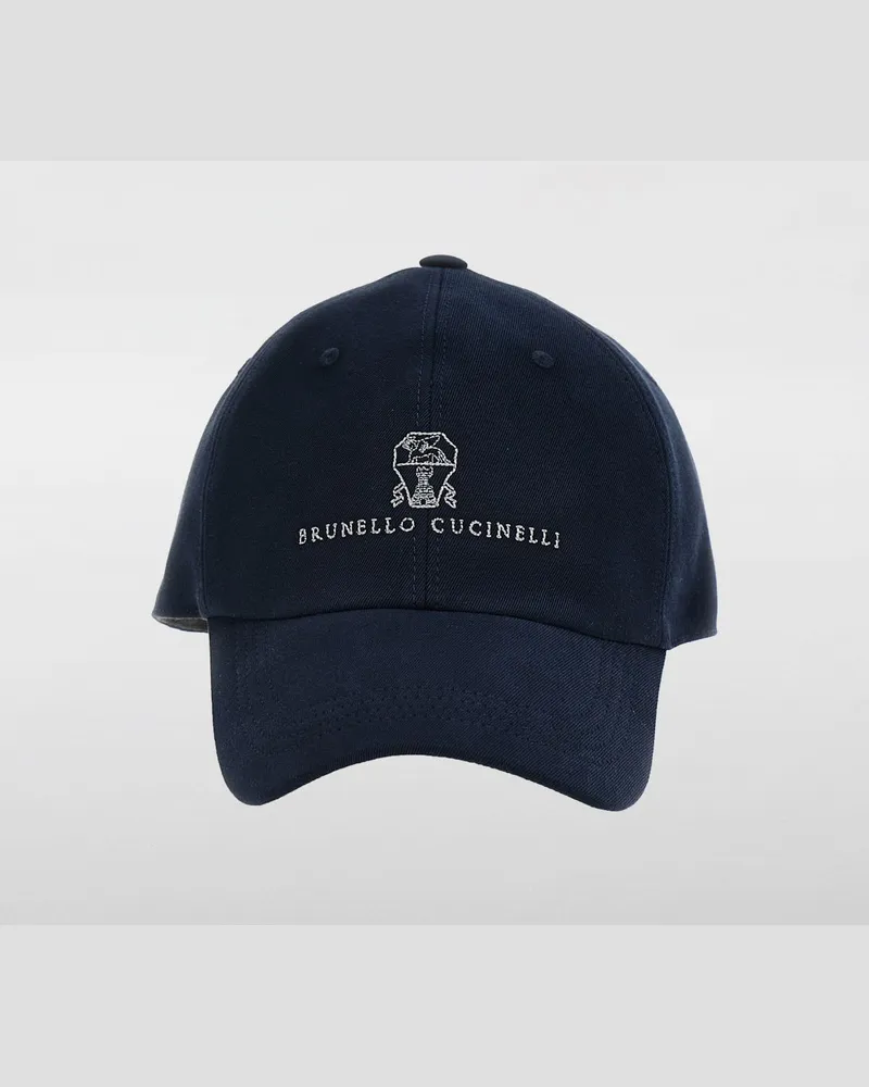 Brunello Cucinelli Hut herren Blau