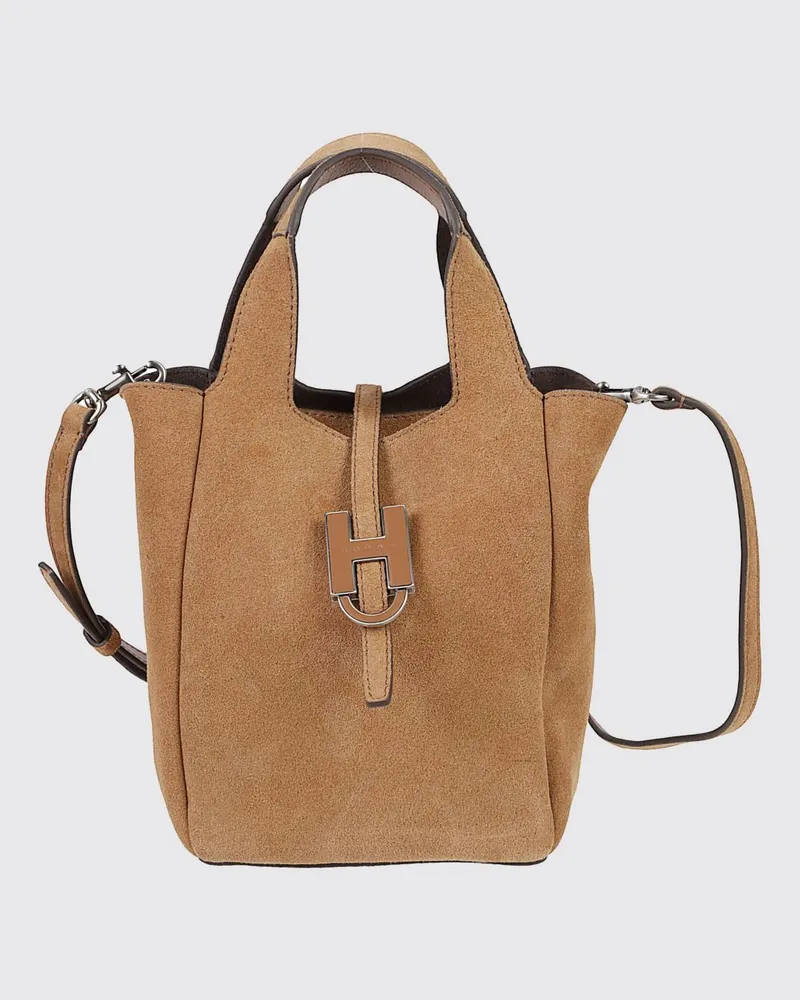 Hogan Schultertasche damen Beige